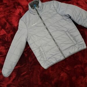 Grey ZeroXposur Winter Puffy Ski Jacket, Large